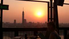 photo of sunset over Cairo